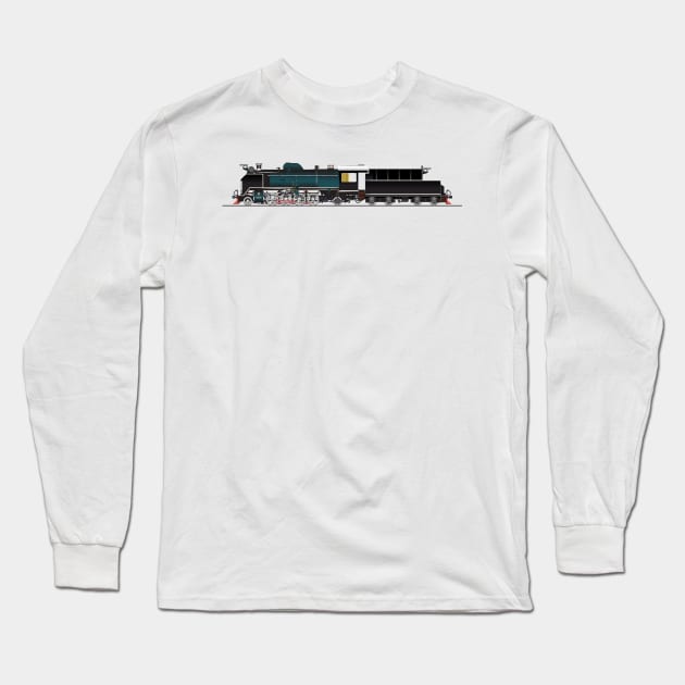 Train locomotive Long Sleeve T-Shirt by Johnny_Sk3tch